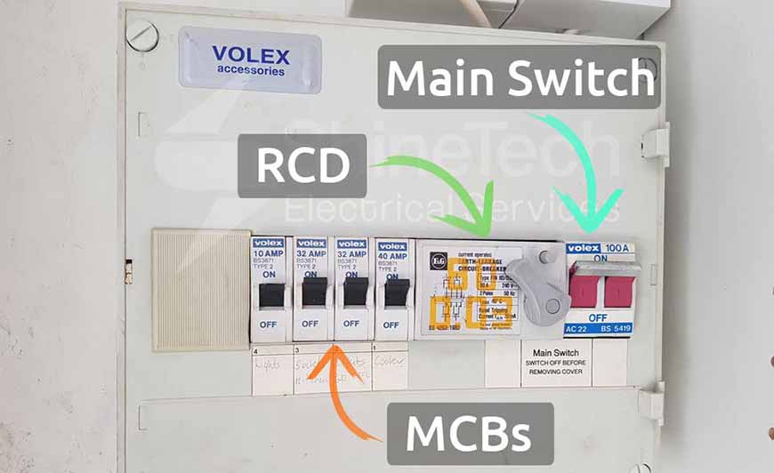 Single Rcd Main Switch